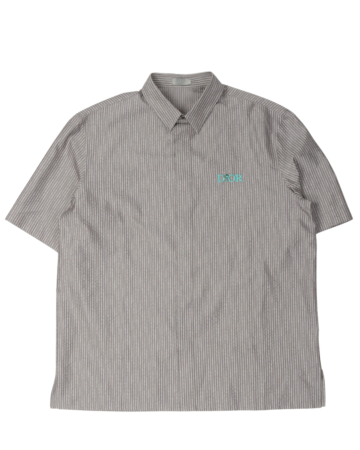 Hidden Oblique Monogram Embroidered Shirt