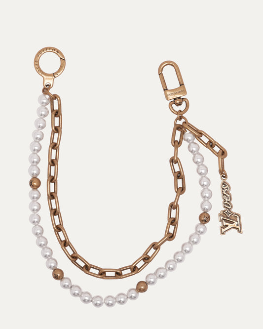Pearl Chain Bag Charm