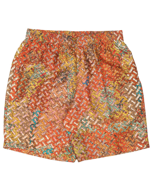 Monogram B Shorts