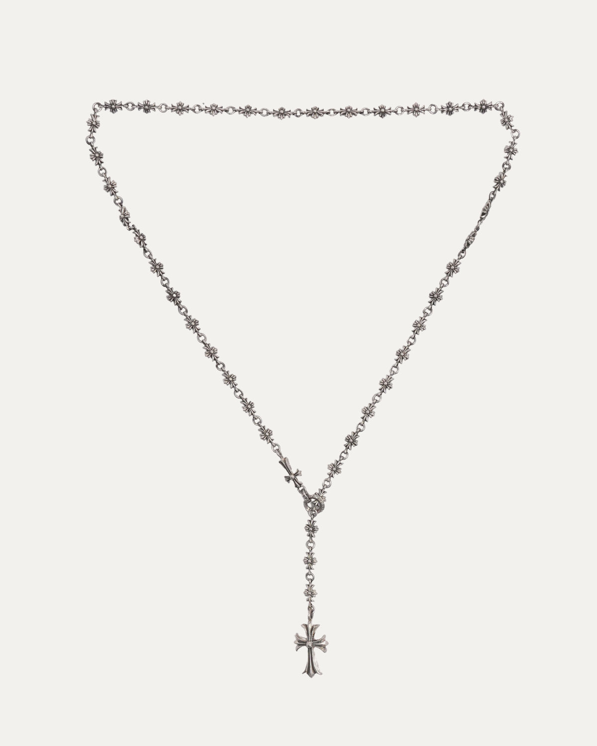 Tiny E Choke Chain Necklace