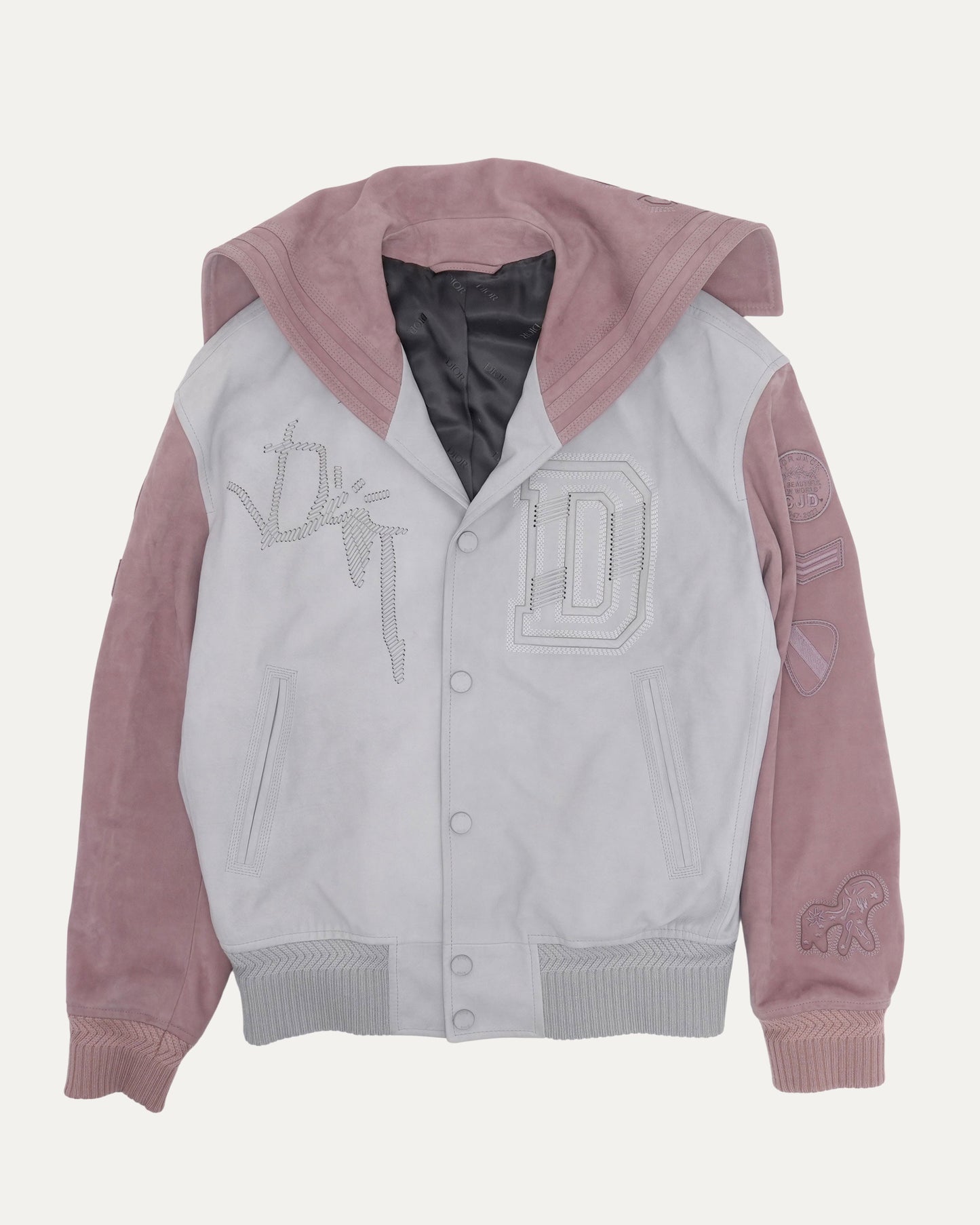 Cactus Jack Leather Varsity Jacket