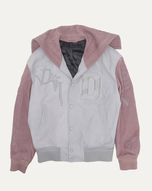Cactus Jack Leather Varsity Jacket
