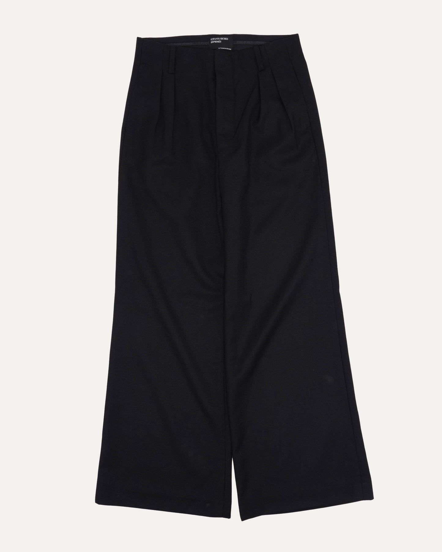 Pleated Wide Leg Trousers