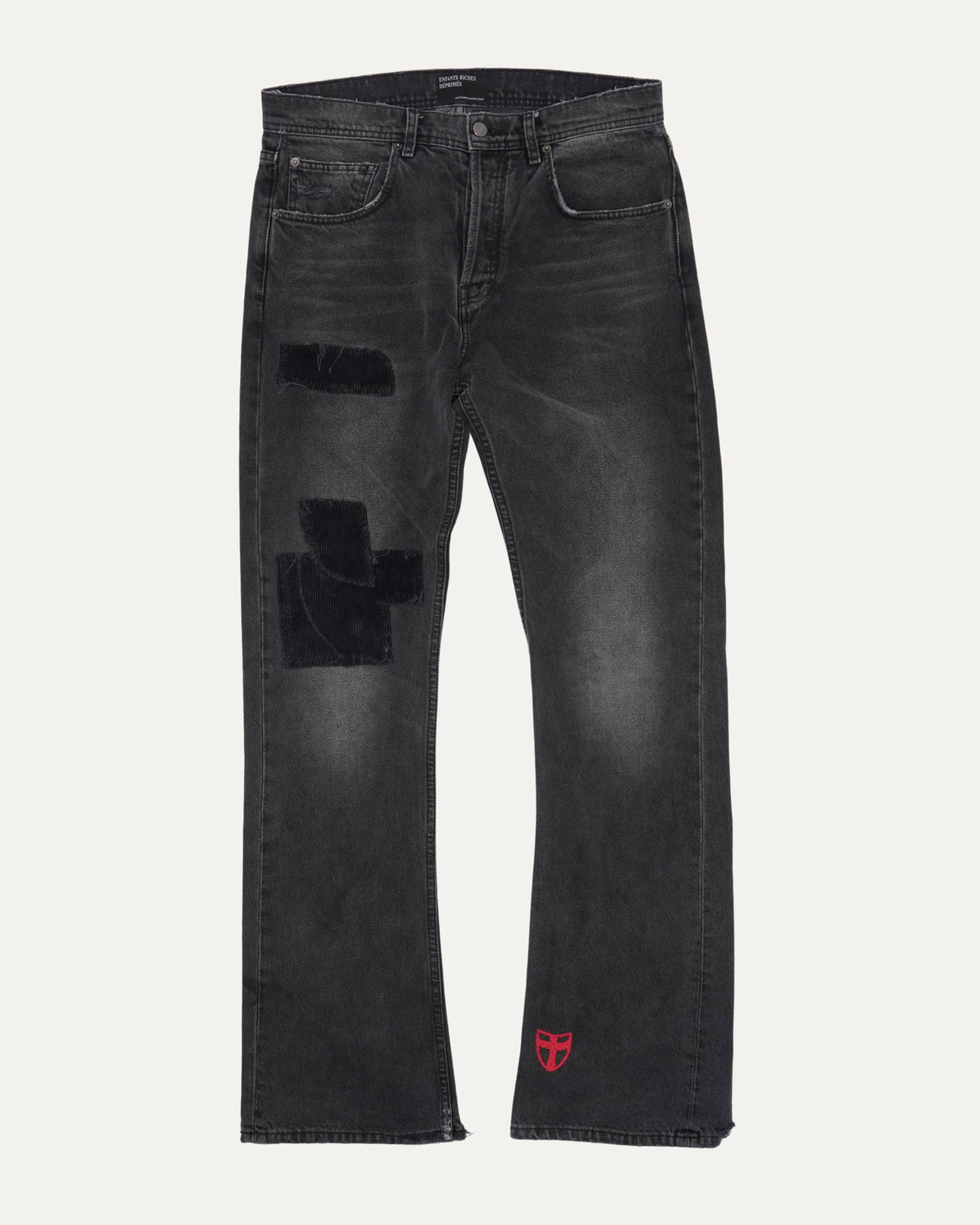 Patchwork Flare Jeans