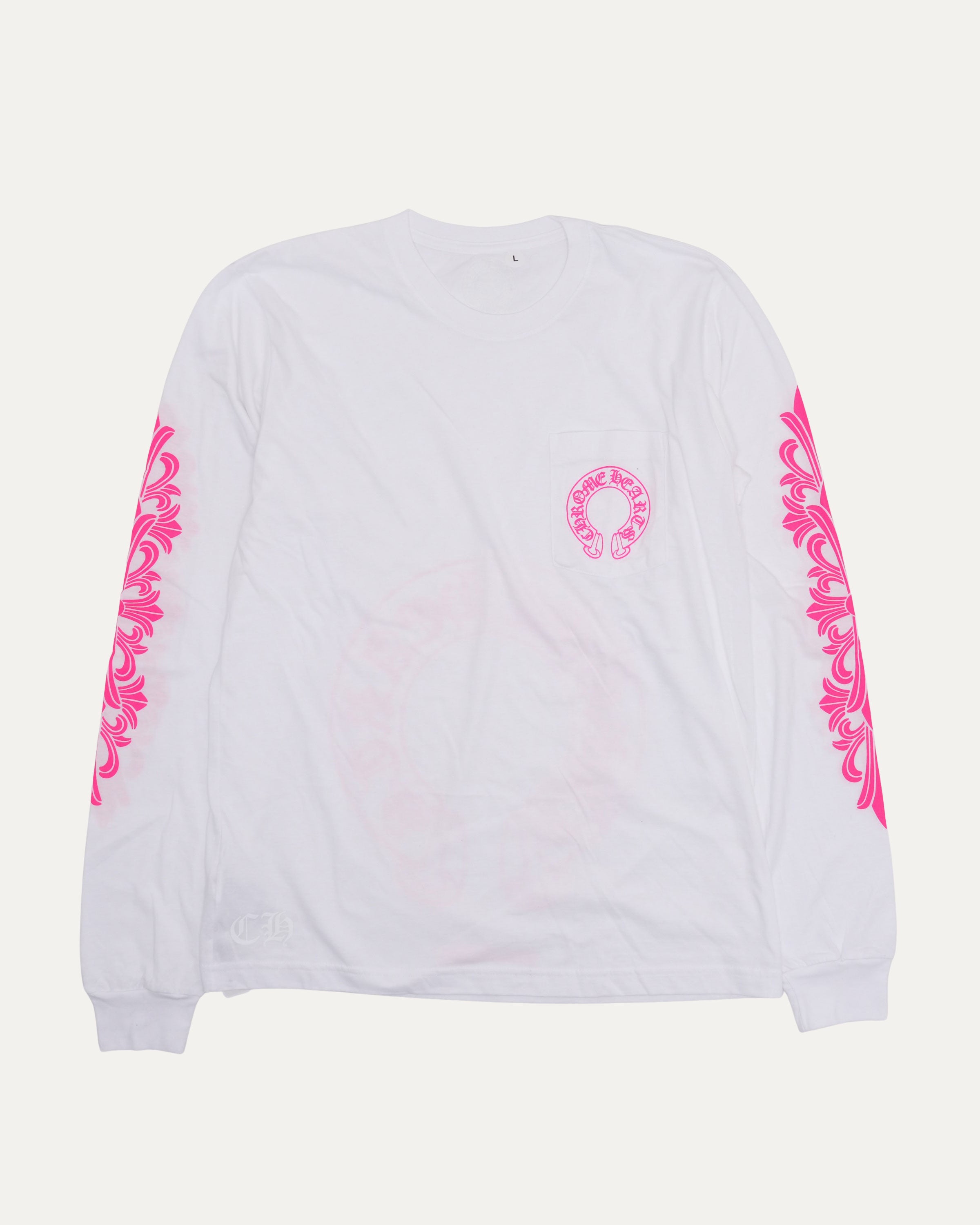 Chrome Hearts Horseshoe Logo Pocket Long Sleeve T-Shirt – Justin Reed