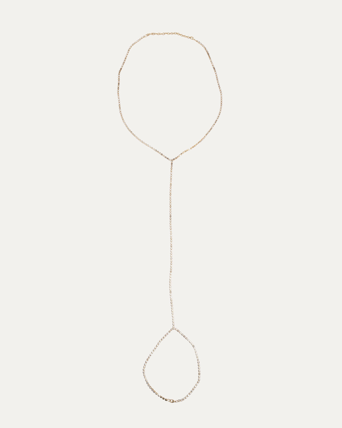 SS 2000 Gold and Rhinestone Bodychain Harness