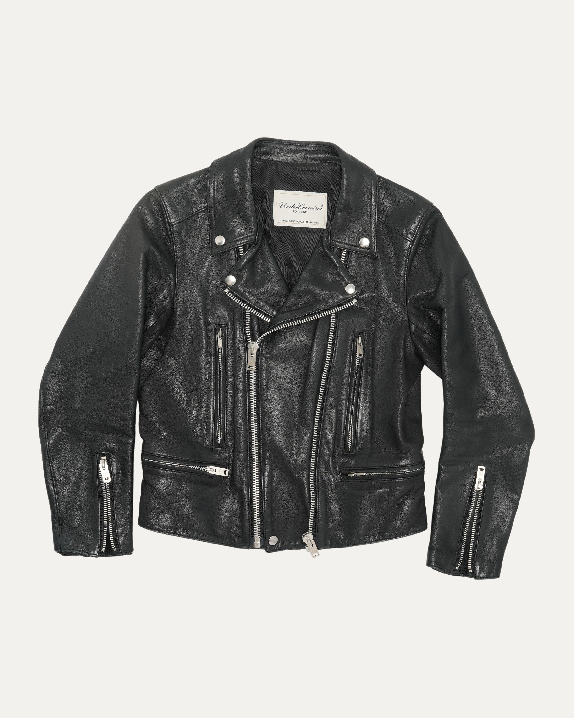 Undercover Leather Double Rider Jacket – Justin Reed