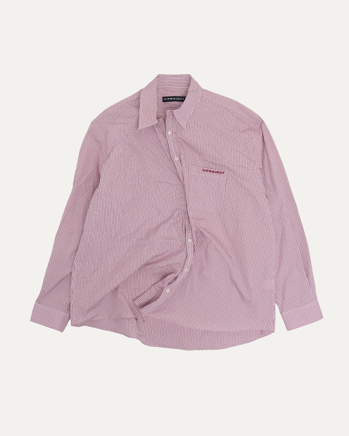 Plaid Structured Placket Shirt