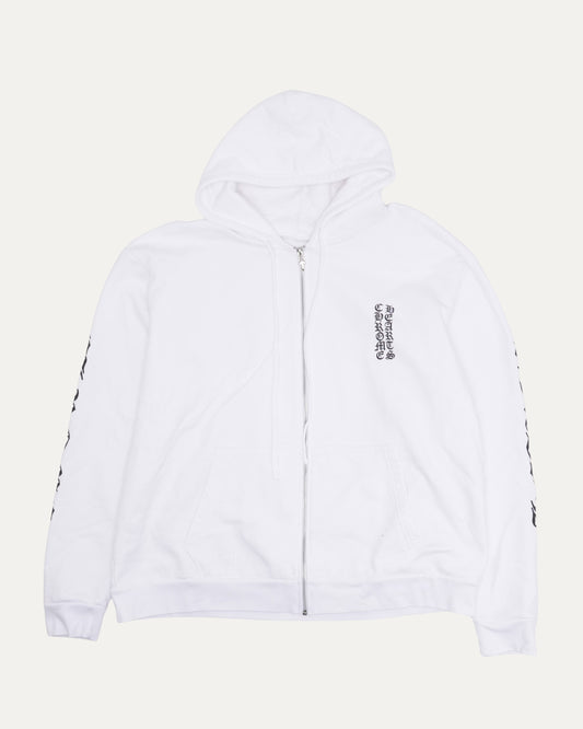 Vertical Logo Zip Up Hoodie