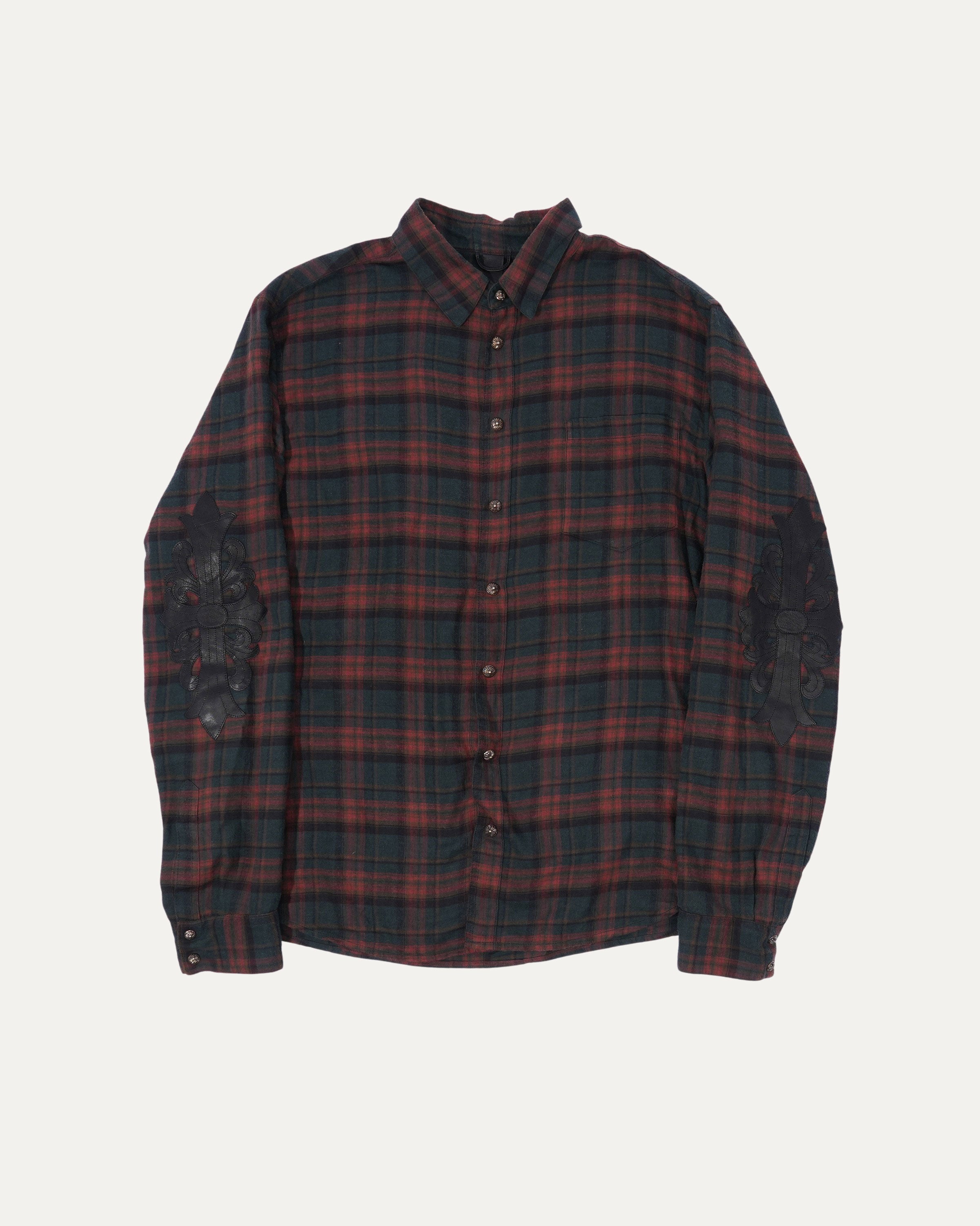 Cross Patch Flannel Shirt