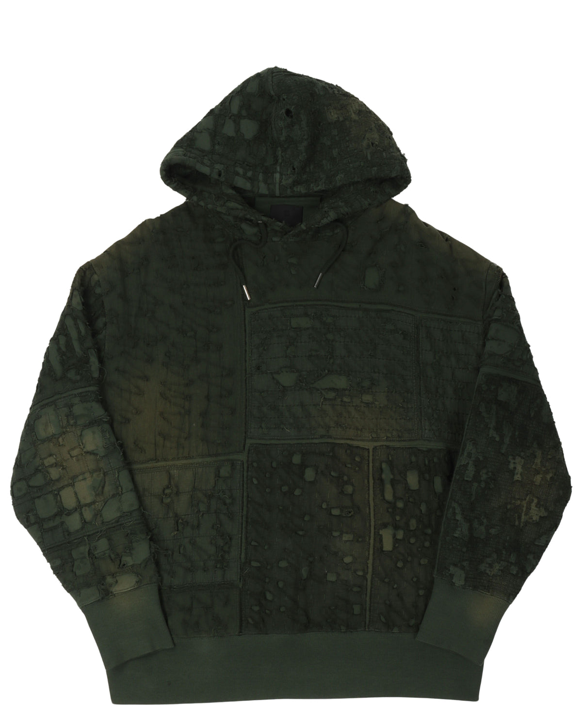 Oversized Distressed Hoodie