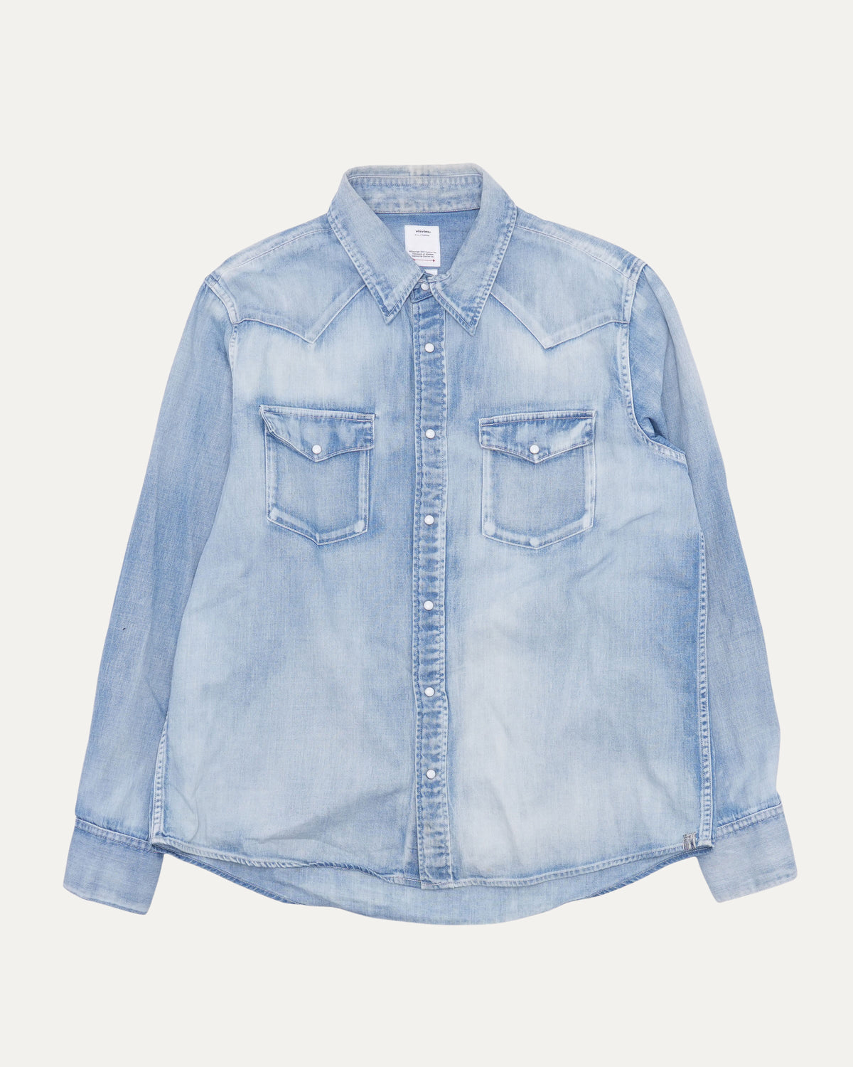 Social Sculpture Denim Western Shirt
