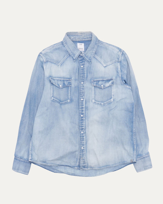 Social Sculpture Denim Western Shirt
