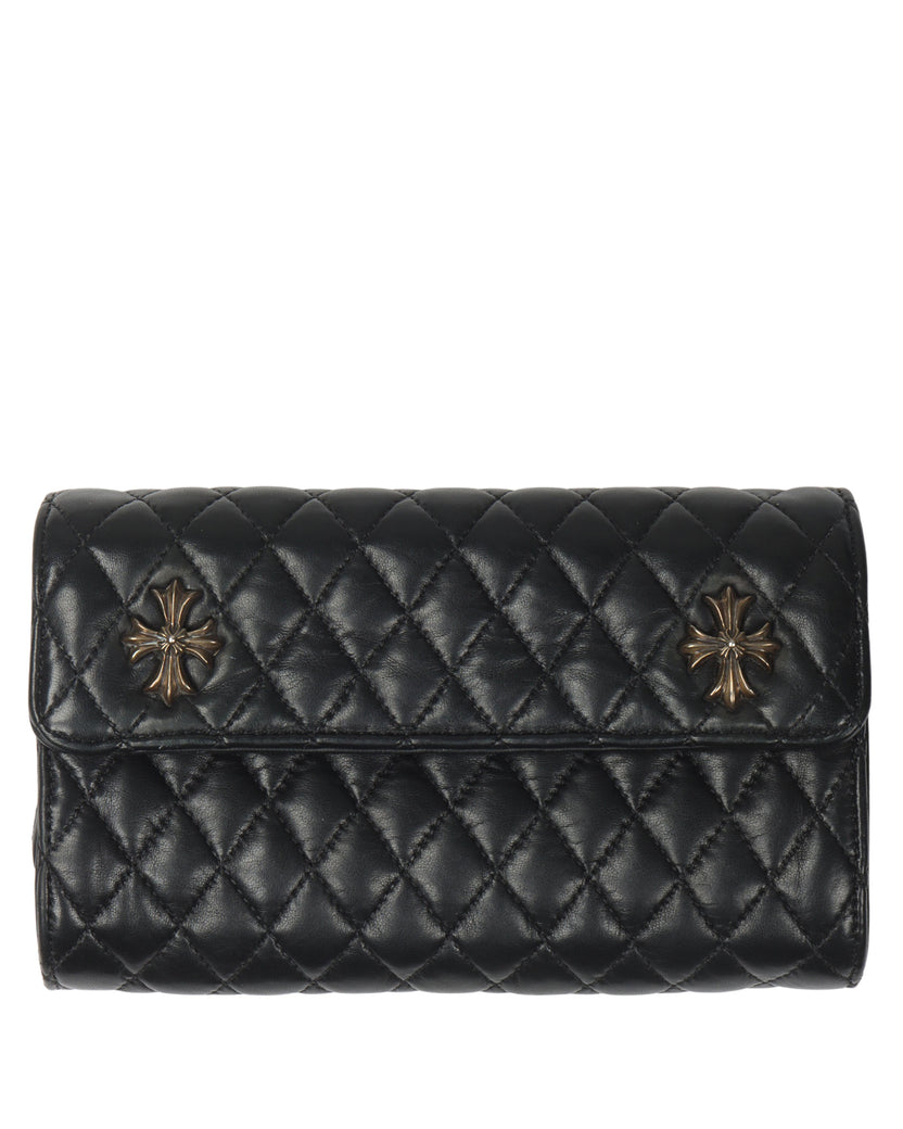 Quilted Leather Wallet