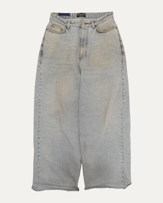 Released Hem Baggy Jeans