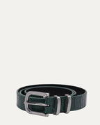 Gator Embossed Dress Belt