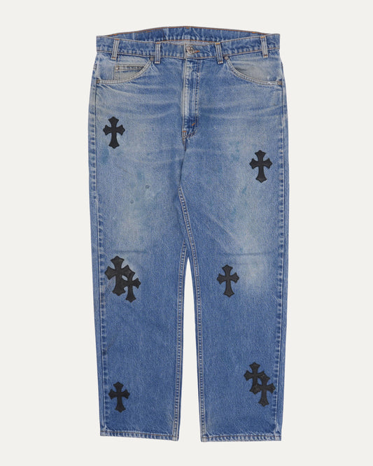 Levis 505 Cross Patch Jeans