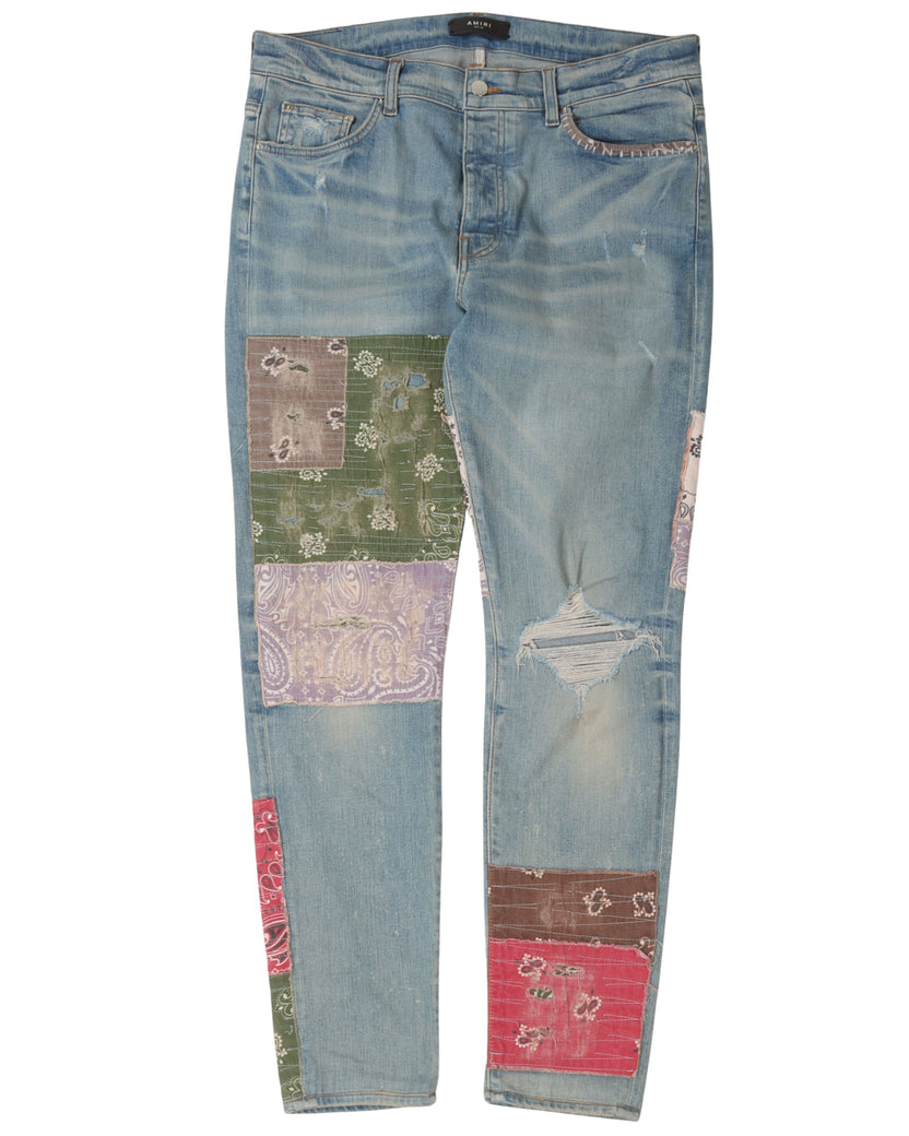 Paisley Patchwork Jeans