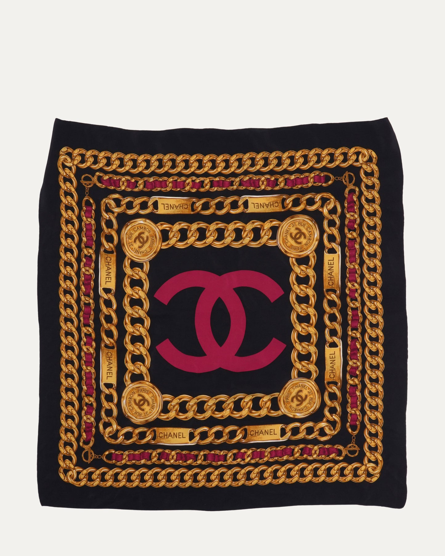 Silk Medallion Scarf