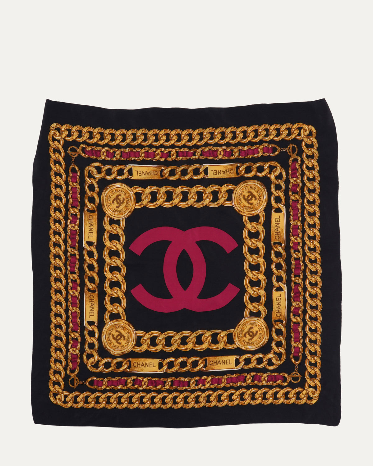 Silk Medallion Scarf