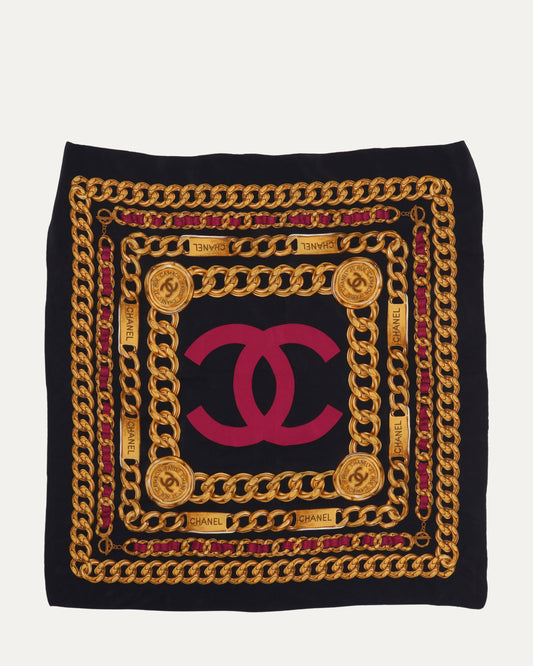 Silk Medallion Scarf