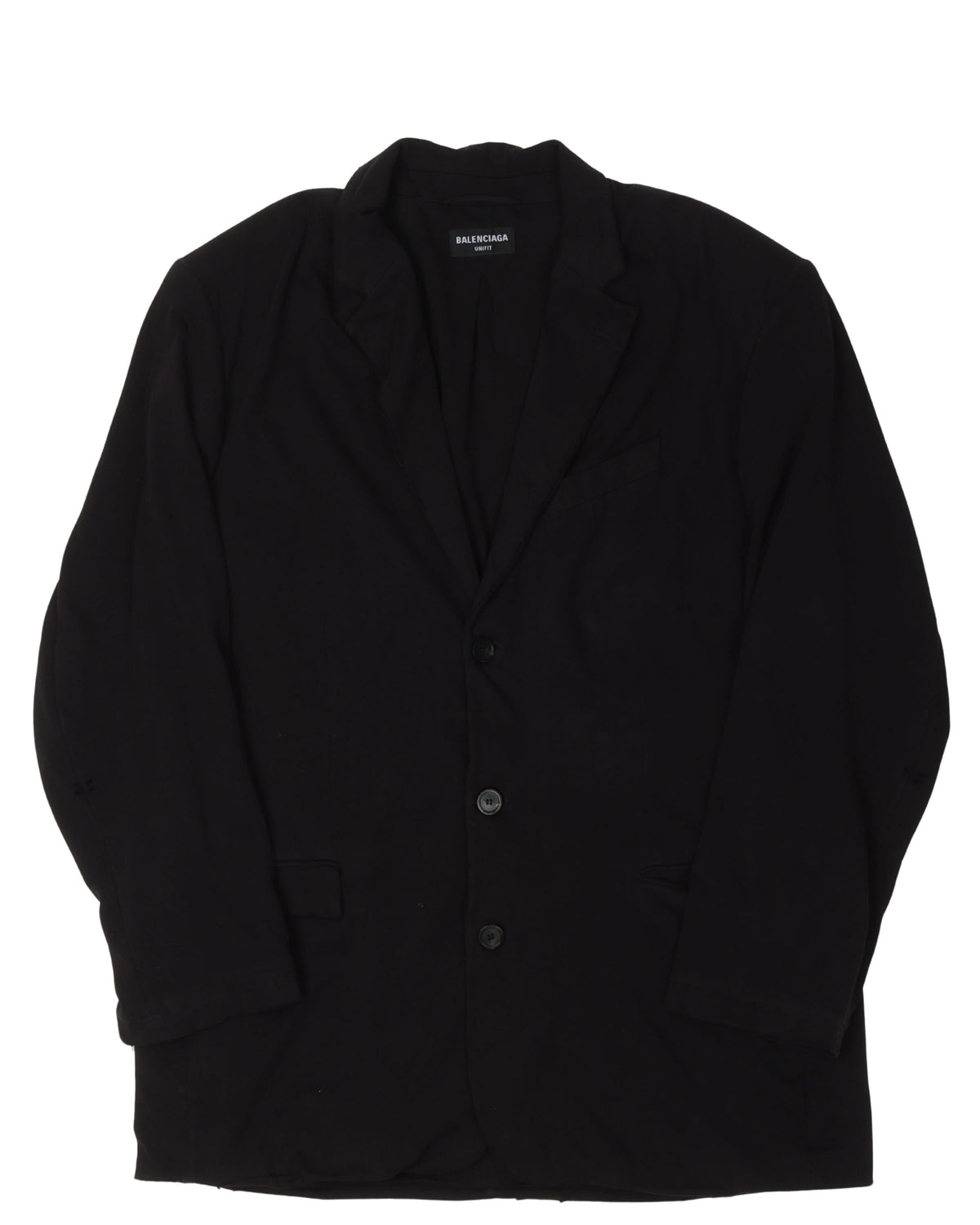 Oversized Cotton Jersey Blazer
