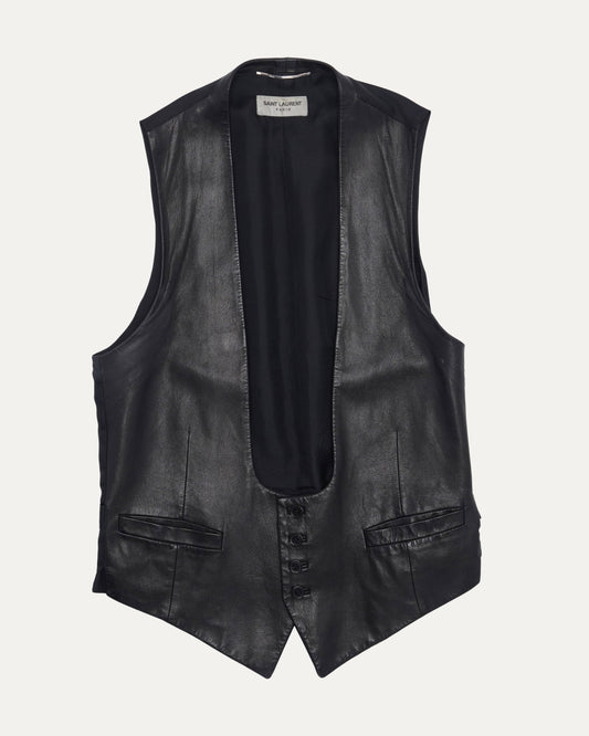 Leather Tailored Vest