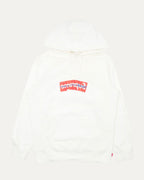 Comme Des Garcons Box Logo Sticker Hoodie