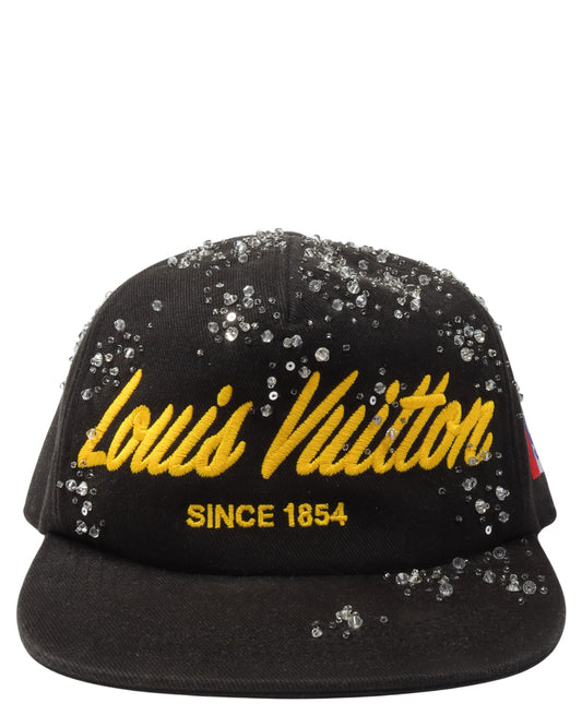 Script Crystals Cap