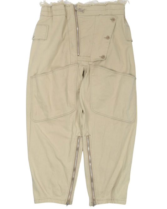 Belted Moto Pants
