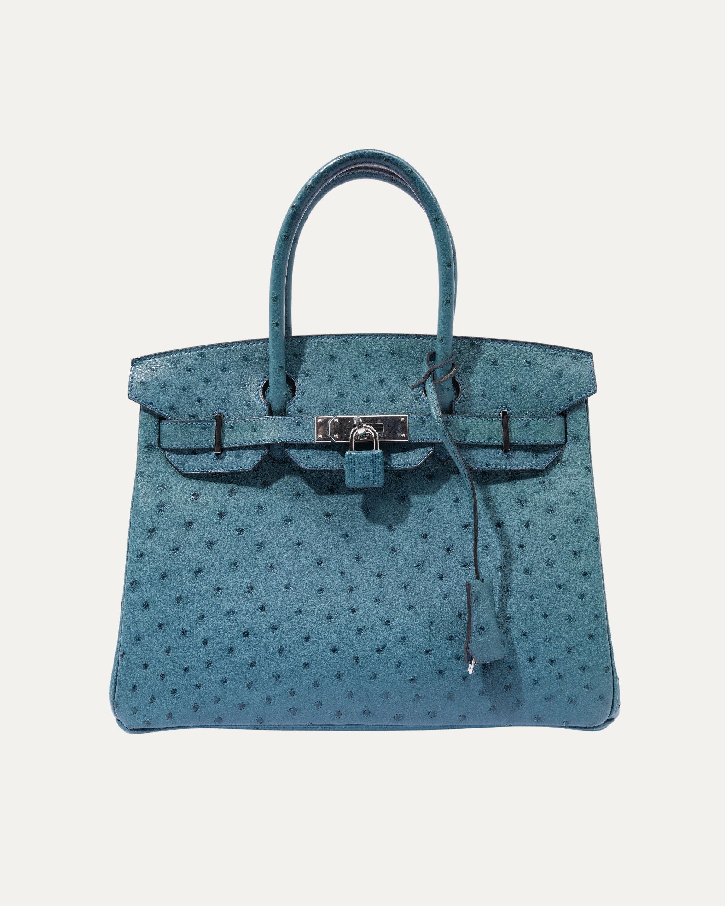 Colvert Ostrich Birkin 30