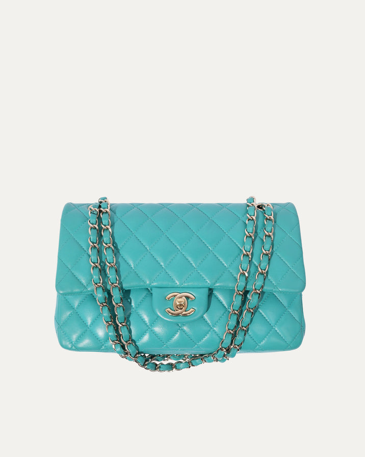 Quilted Medium Double Flap Bag