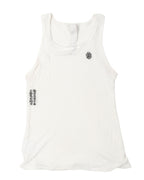 Cropped Eyechart & Dagger Logo Tank Top