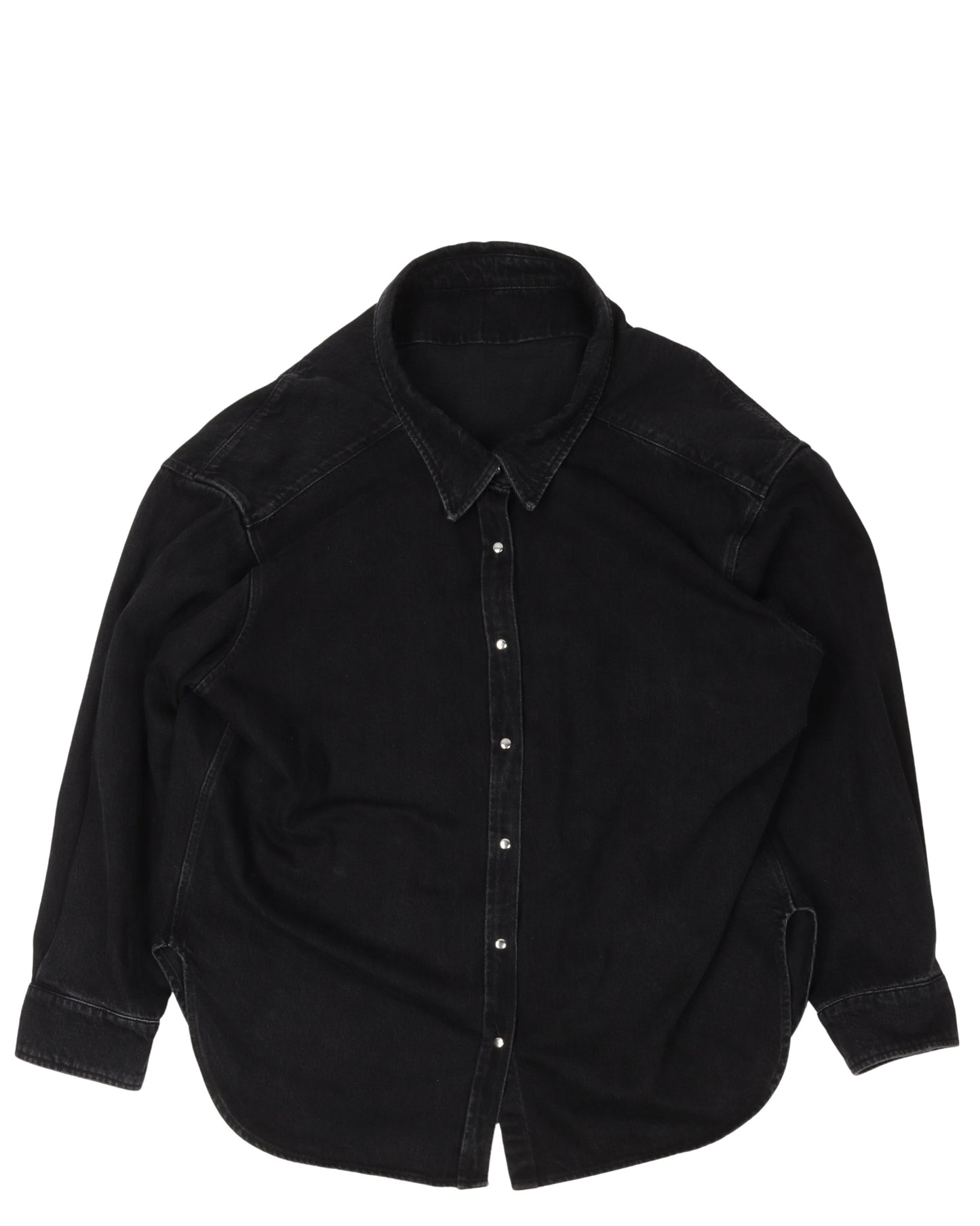 Drop Shoulder Denim Shirt