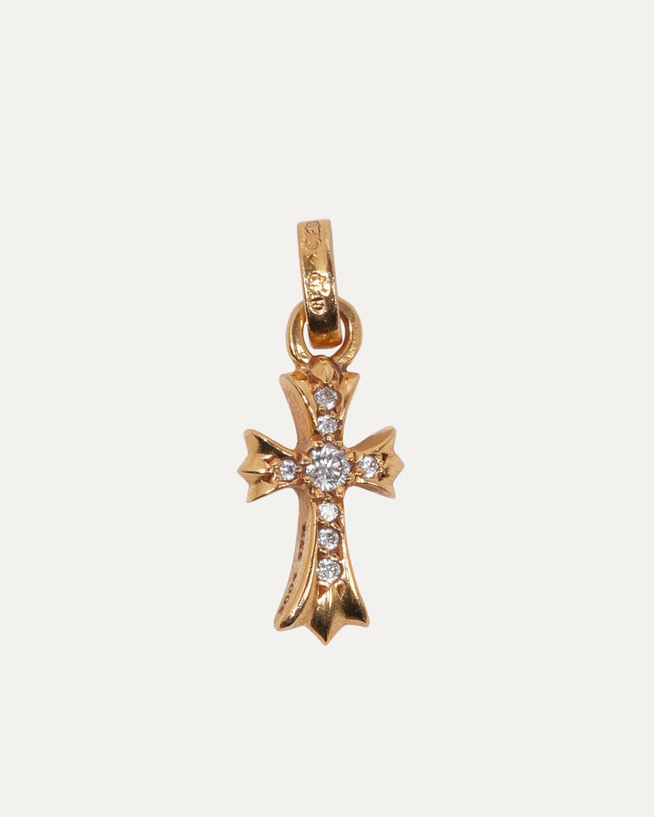 22k Gold and Diamond Baby Fat Pendant