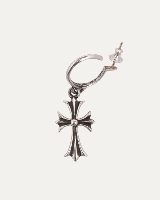 Cross Hoop Earring