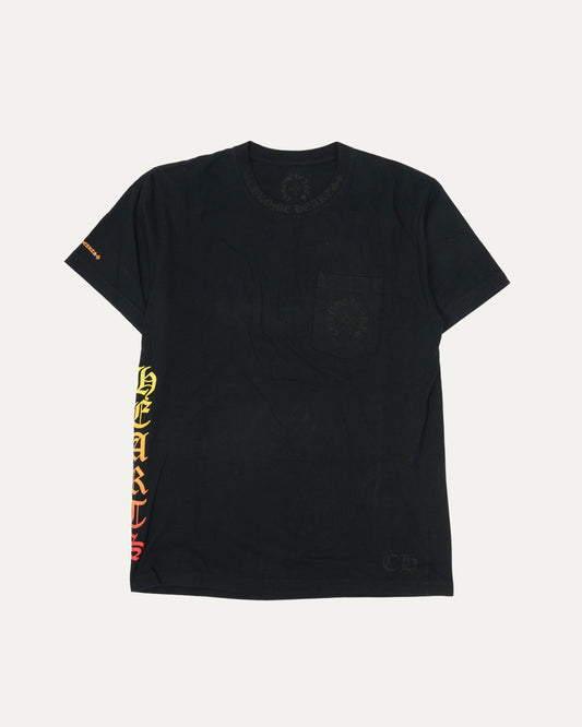Script Logo Gradient Pocket T-Shirt
