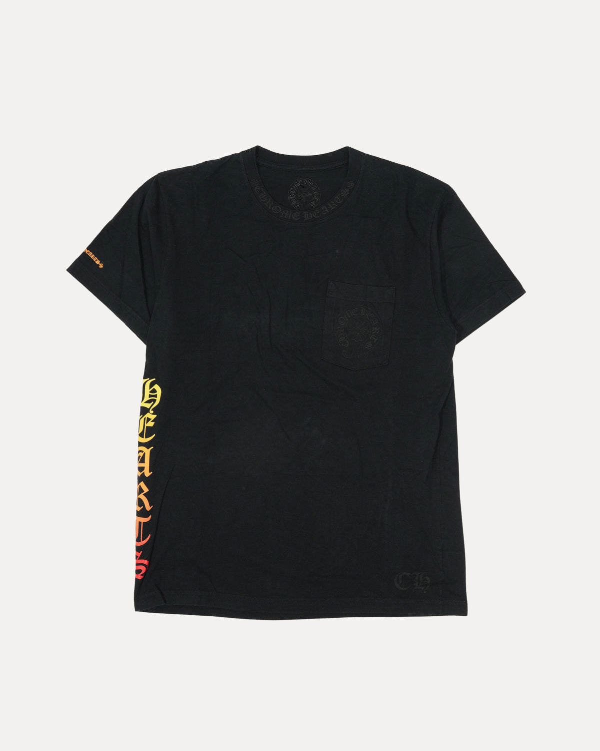 Script Logo Gradient Pocket T-Shirt