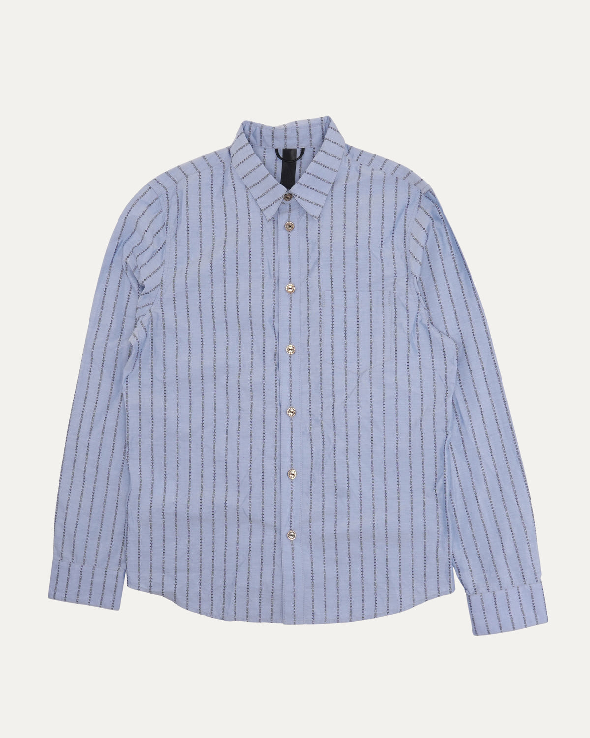 Spell Out Pinstripe Shirt