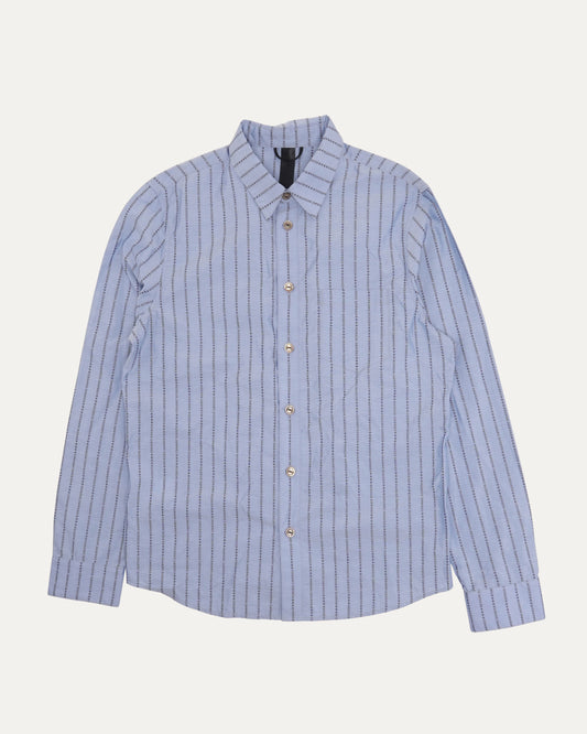 Spell Out Pinstripe Shirt