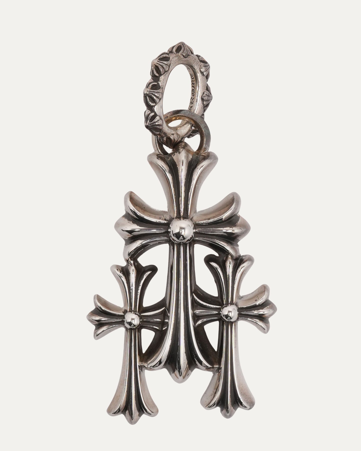 XL Cemetery Cross Pendant With Plus Cross Bake