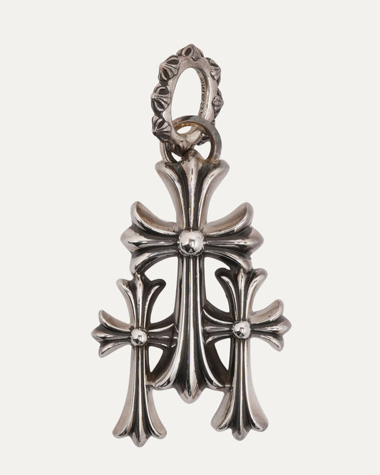XL Cemetery Cross Pendant With Plus Cross Bake