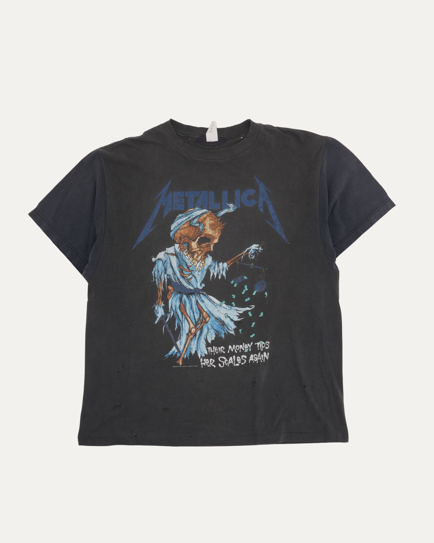 Metallica Pushead Their Money Tips Her Scales T-Shirt