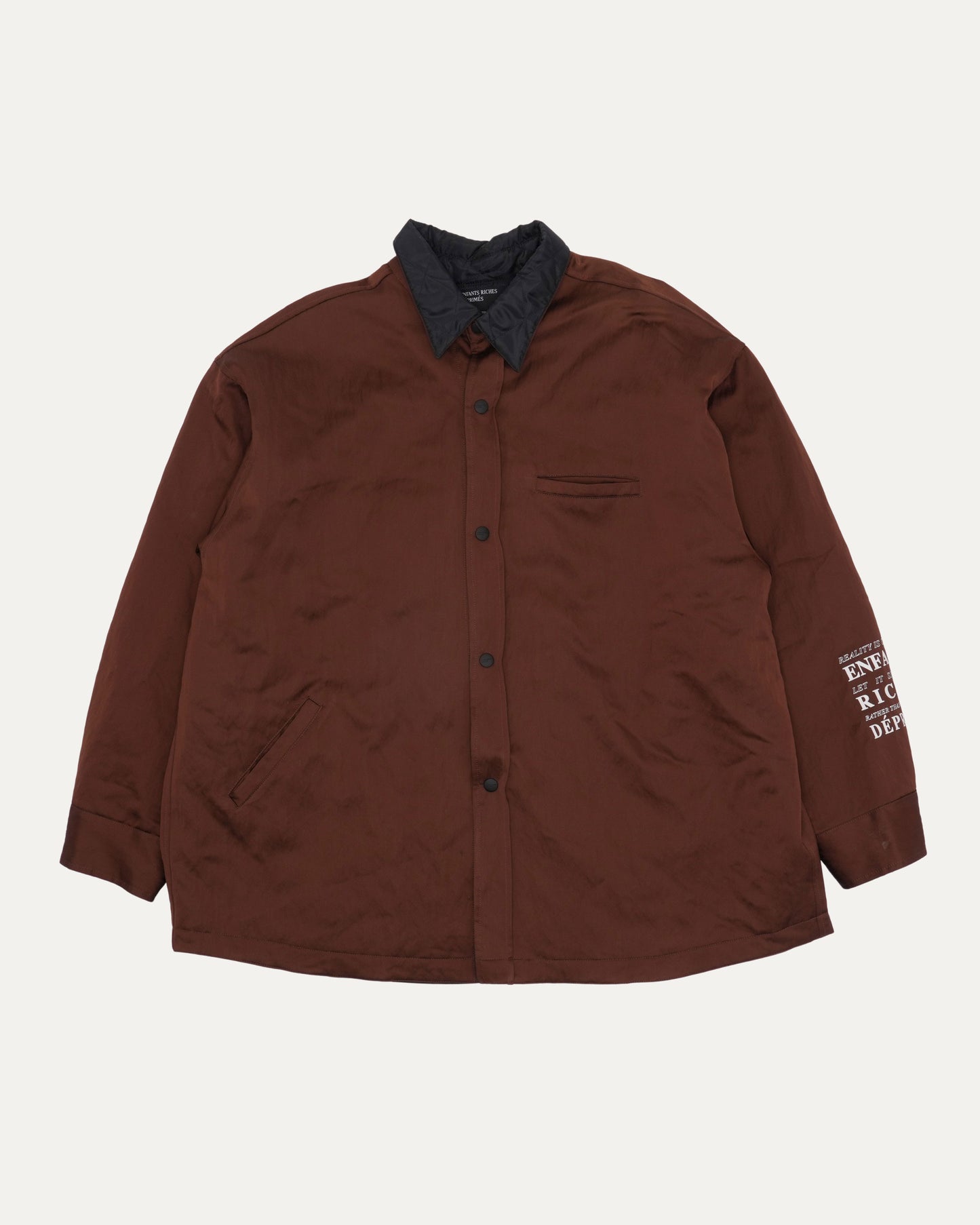 Russian Tattoo Quilted Overshirt