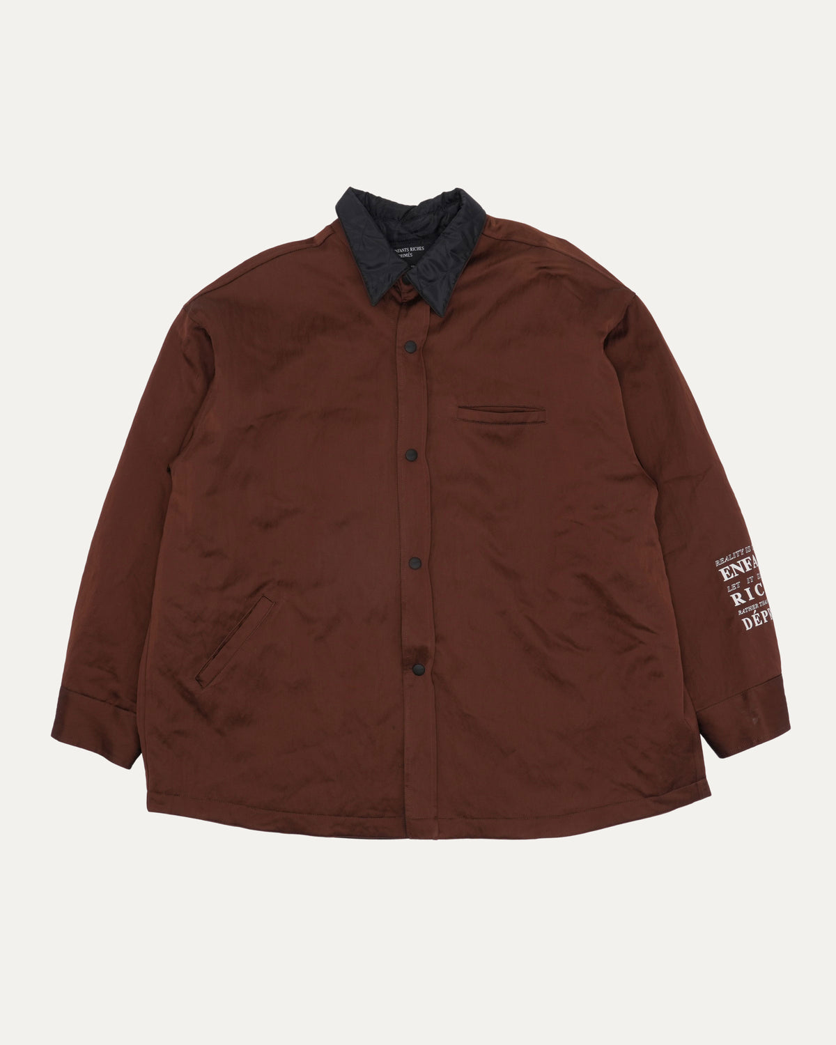 Russian Tattoo Quilted Overshirt