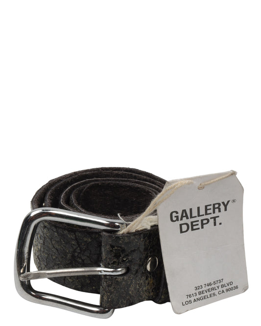 Leather Studded Fuck Face Belt