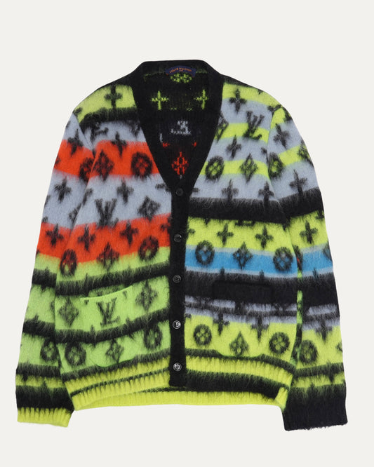 Monogram Mohair Cardigan Sweater