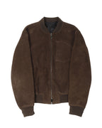 Suede Bomber Jacket