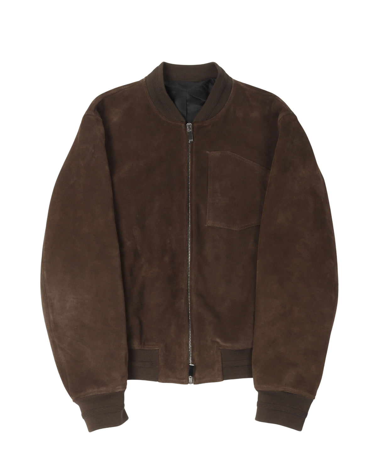 Suede Bomber Jacket