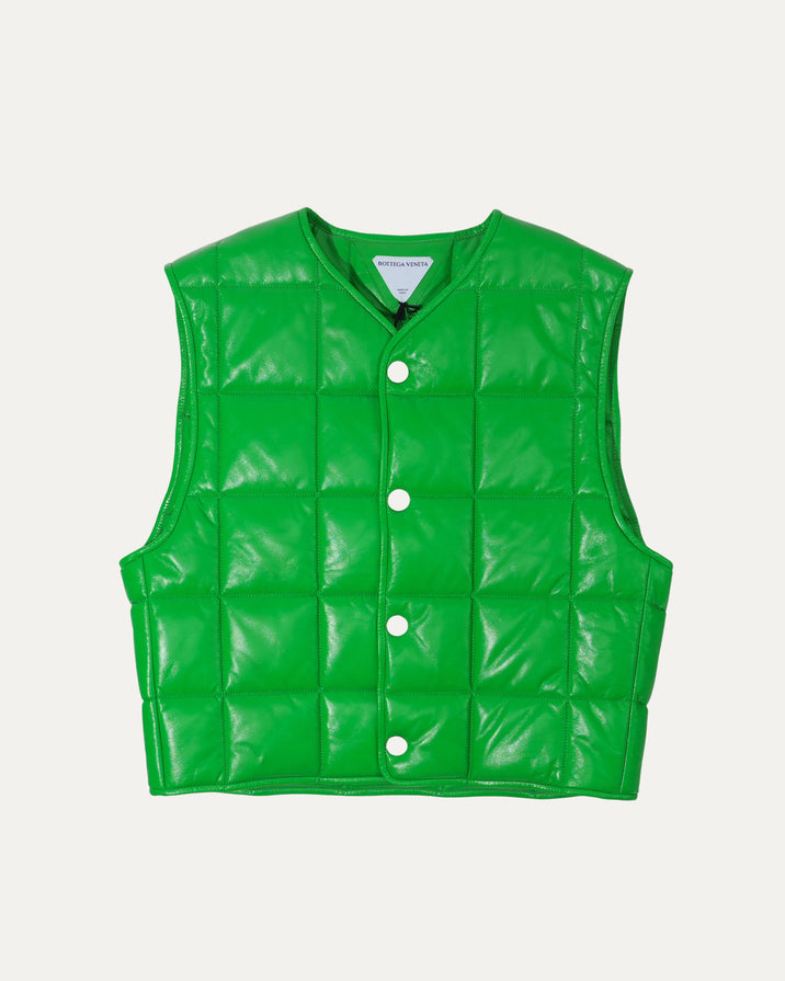 Quilted Leather Vest